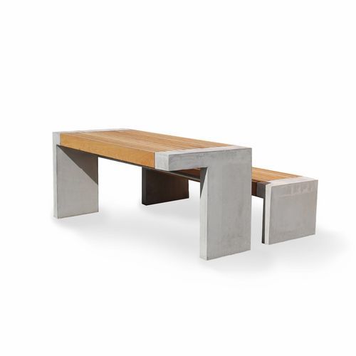 Ensemble table et chaises contemporain - Paxa - NOLA INDUSTRIER - d'extérieur / en hêtre / en pin
