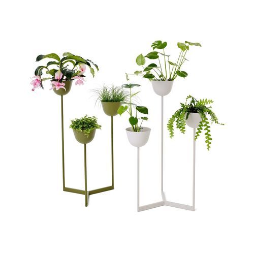 Jardinière en acier inoxydable - Pots - NOLA INDUSTRIER - ronde / contemporaine / pour espace public