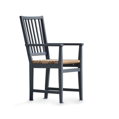 Chaise de jardin classique - Leksand - NOLA INDUSTRIER - d'extérieur / en chêne / avec piètement en aluminium