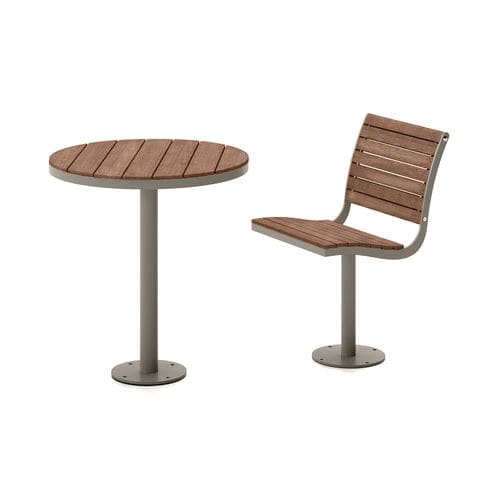 Ensemble table et chaises contemporain - Parco Table and Chair  - NOLA INDUSTRIER - d'extérieur / d'intérieur / en hêtre