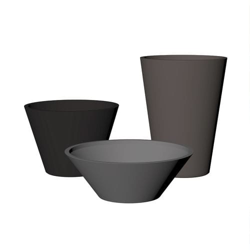 Jardinière en aluminium - ABC - NOLA INDUSTRIER - en fonte d'aluminium / ronde / contemporaine