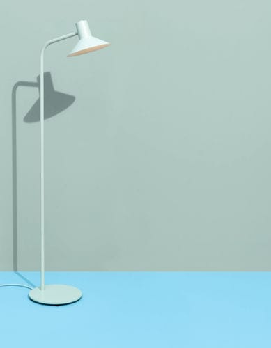 Lampe de sol - COMPOSE - ZERO - sur pied / en métal peint / en aluminium peint