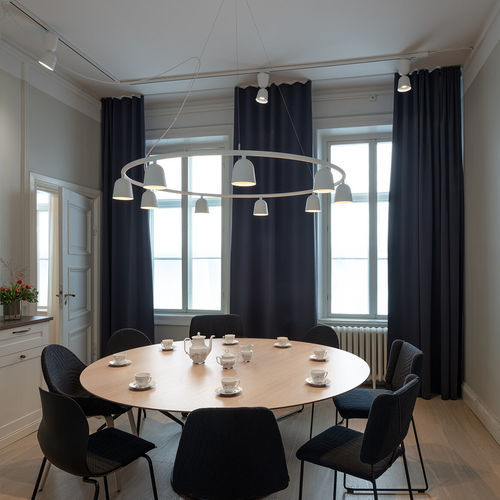 Lampe suspendue - CONVEX CIRCLE - ZERO - en métal / en fil de métal / contemporaine