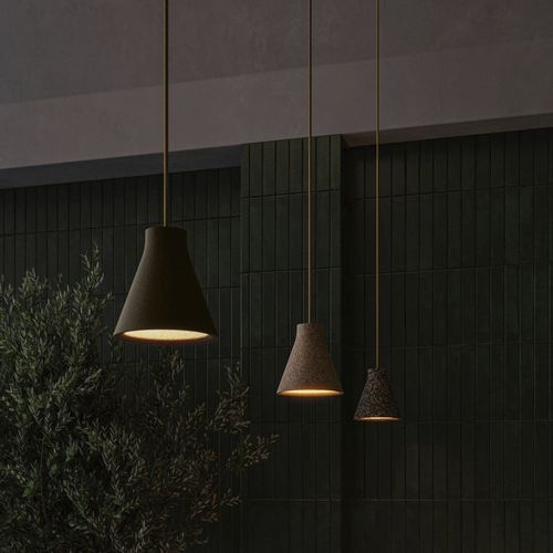 Suspension - CORKA - ZERO - en lin / en textile / en chêne