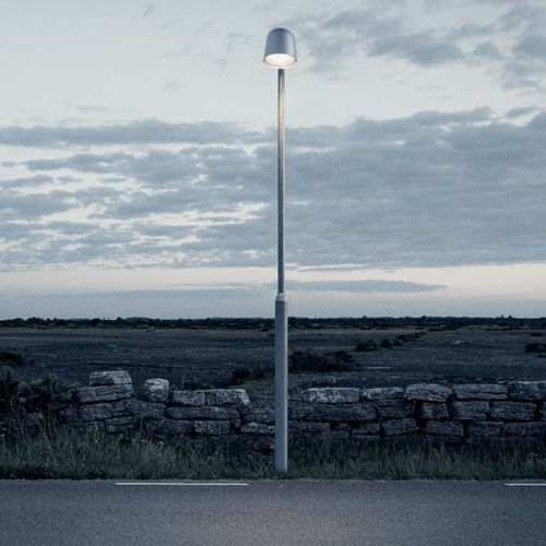 Lampadaire urbain - CONVEX POLE - ZERO - contemporain / en métal / en verre