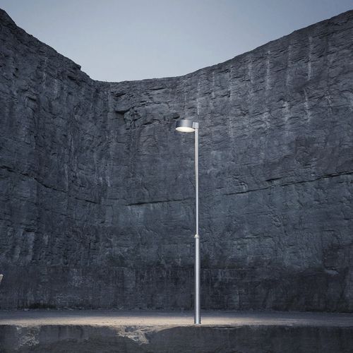 Luminaire sur mât - PUCK - ZERO - à LED / rond / IP44