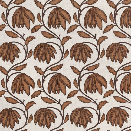 Papier peint contemporain - DESERT FLOWER - Thibaut - à fleurs / bleu / blanc