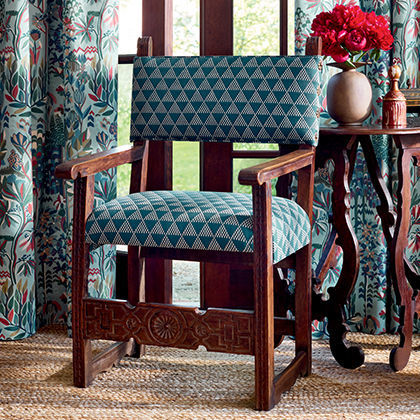 Tissu d'ameublement - RIDGE WEAVE - Thibaut - à motif géométrique / en coton / tissage