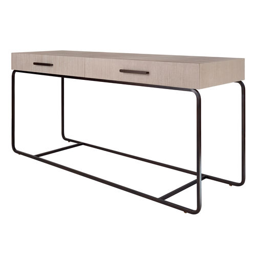 Console contemporaine - 7887-T72 - Thibaut - en tissu / avec piètement en métal / rectangulaire