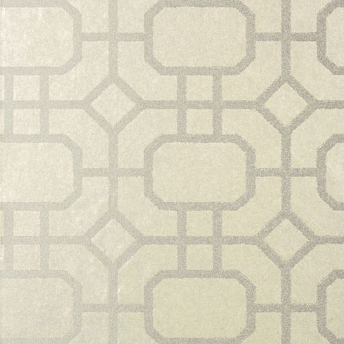 Papier peint contemporain - PORTIER BEAD  - Thibaut - à motif géométrique / beige / non tissé