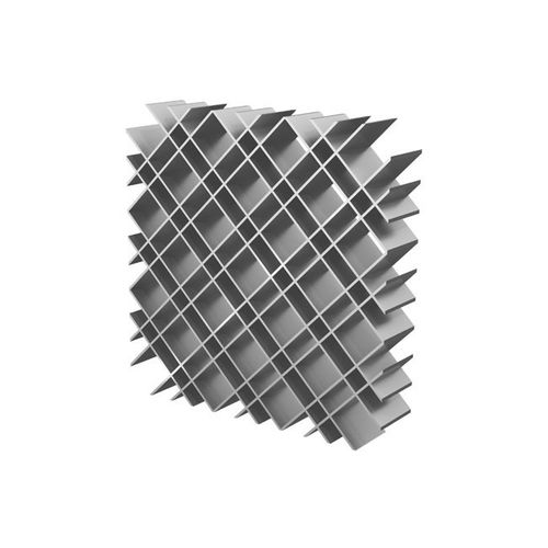 Bardage en grille - LATTICE - CS - Construction Specialties - en métal / texturé / aspect métal