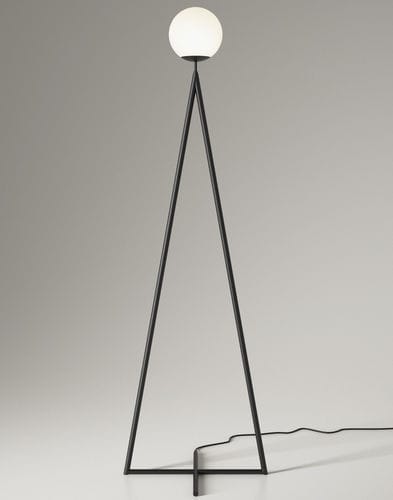 Lampe sur pied - ONE GLOBE - Atelier Areti - en laiton / en verre / contemporaine