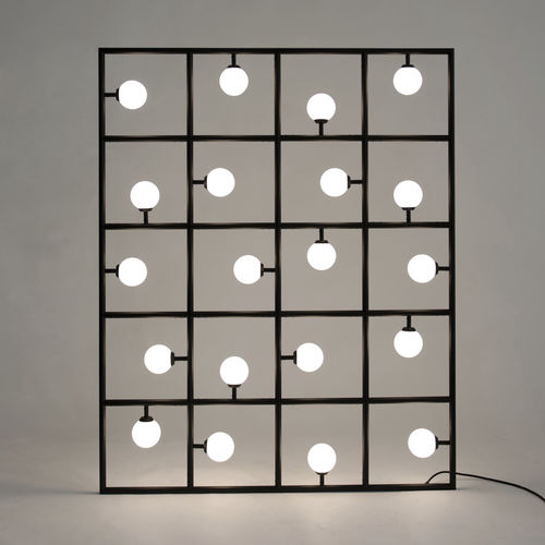 Lampe de sol - SQUARES - Atelier Areti - en aluminium / en verre / contemporaine