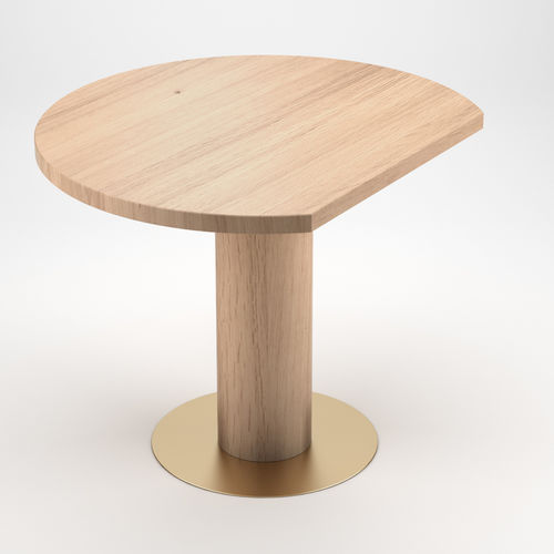 Table contemporaine - CUT CIRCLE - Atelier Areti - en chêne / ronde