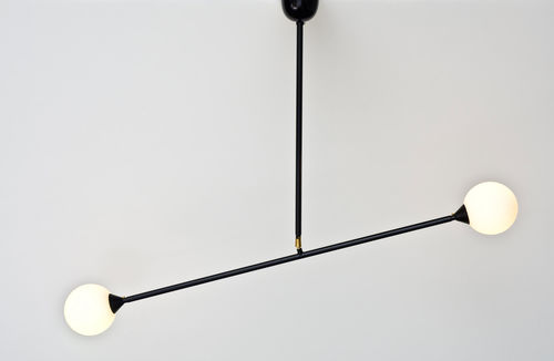 Suspension - TWO SPHERES - Atelier Areti - en métal / en verre / contemporaine