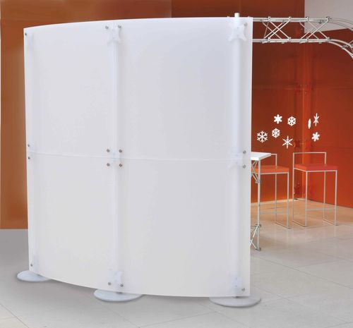 Séparateur de bureau au sol - FLUOWALL WHITE SCREEN - PAXTON - en acrylique / modulable