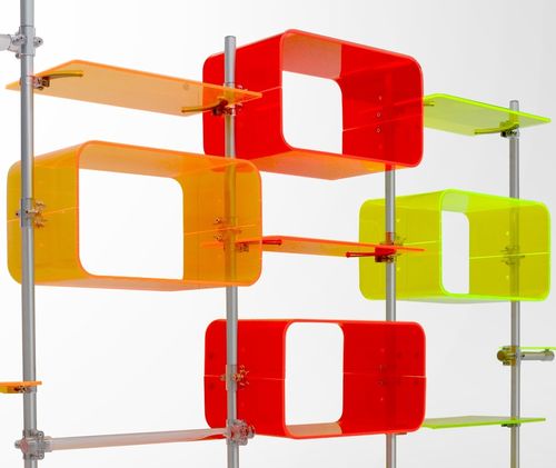Étagère modulable - FLUOSHOP  - PAXTON - design original / en plastique