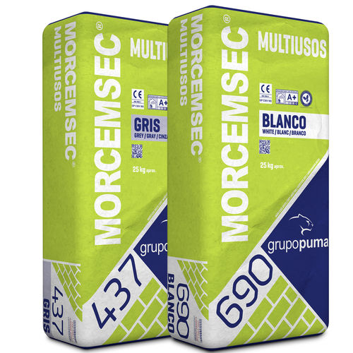 Enduit de parement - MORCEMSEC® MULTIUSOS GP CSIV W0 - GRUPO PUMA - d'intérieur / pour mur / pour béton