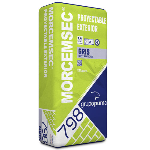 Mortier imperméable - MORCEMSEC® PROYECTABLE EXTERIOR GP CSIII W2 - GRUPO PUMA