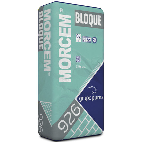 Mortier de ragréage - MORCEM® BLOQUE G - GRUPO PUMA - pour maçonnerie / de ciment
