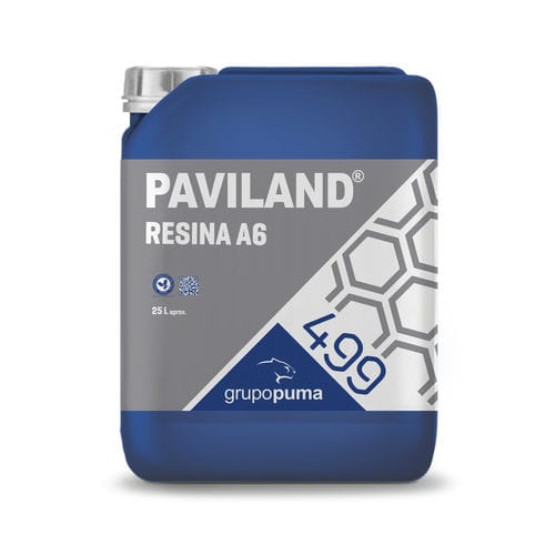 Revêtement de sol en résine acrylique - PAVILAND® RESINA A6 - GRUPO PUMA - pour le tertiaire / brillant