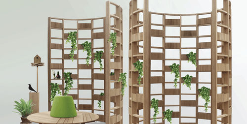 Brise-vue en panneau - Deesawat Industries - en bois / aspect bois / modulaire