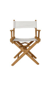 Chaise contemporaine - RIV DIR - Deesawat Industries - d'extérieur / en noyer / de metteur en scène