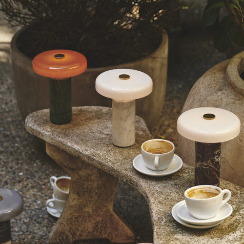 Lampe baladeuse - TRIP - Design By Us - en verre soufflé / en marbre / contemporaine