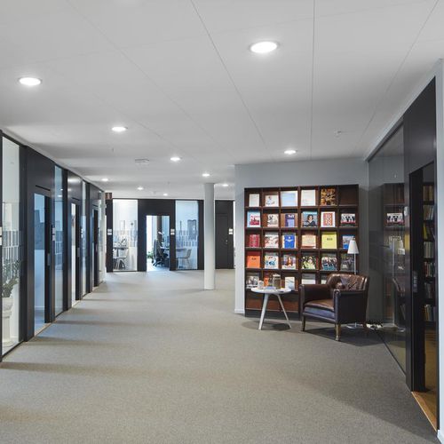 Faux-plafond en laine de verre - FOCUS™ DS - Saint-Gobain Ecophon - en dalles / pour bureau / d'intérieur