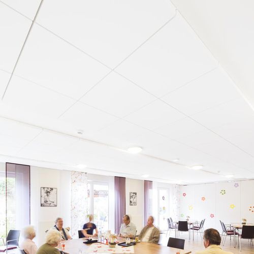 Faux-plafond en laine de verre - MASTER™ SQ - Saint-Gobain Ecophon - en dalles / pour cuisine / d'intérieur