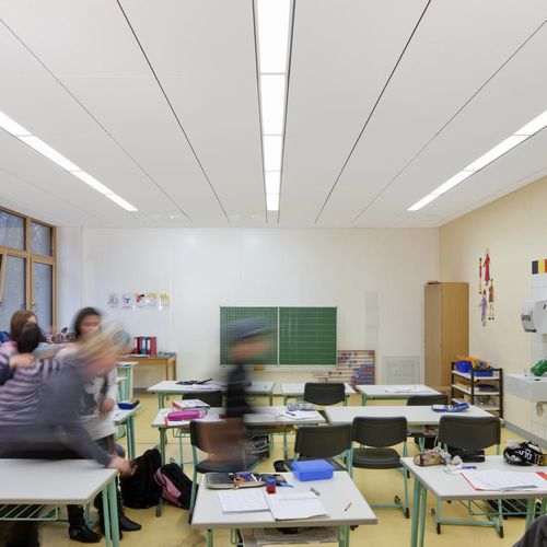 Faux-plafond en laine de verre - MASTER™ RIGID DP - Saint-Gobain Ecophon - en dalles / pour bureau / d'intérieur