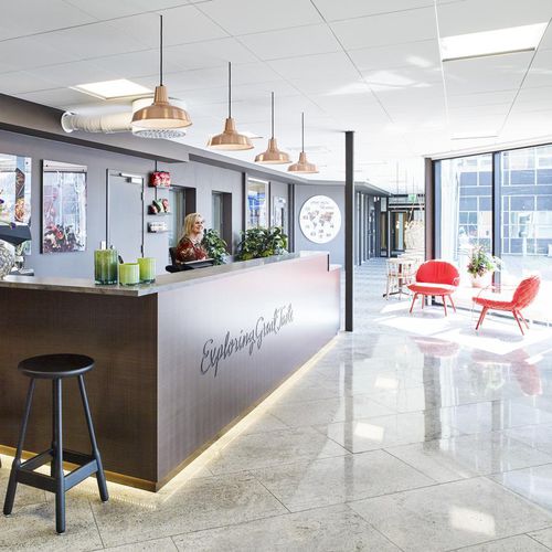Faux-plafond en laine de verre - ADVANTAGE™ E - Saint-Gobain Ecophon - en dalles / pour salle blanche / d'intérieur