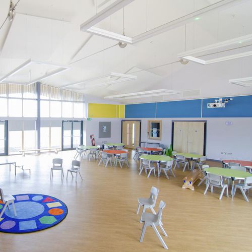 Panneau acoustique mural - AKUSTO™ A - Saint-Gobain Ecophon - en tissu / en aluminium / en acier galvanisé
