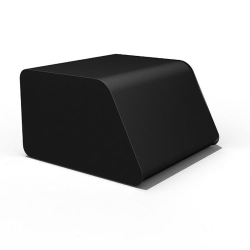 Pouf contemporain - ORCA POUF - Feek - en mousse haute densité / carré / noir
