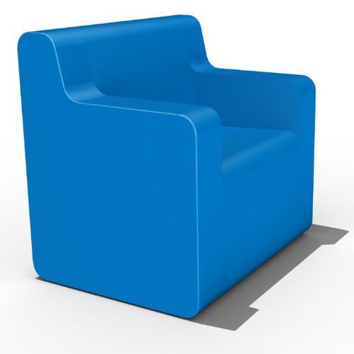Fauteuil contemporain - ORCA ACTIVE SPECIAL - Feek - en mousse haute densité / bleu