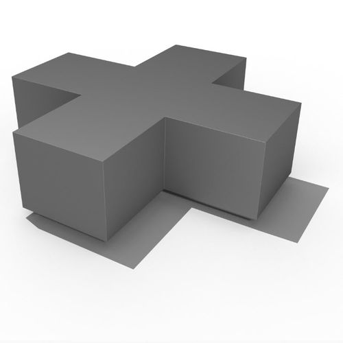 Banquette modulable - Q-BEE CROSS - Feek - contemporaine / en mousse haute densité / professionnelle