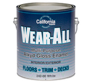 Peinture décorative - WEAR ALL ALKYD GLOSS - California Paints - pour intérieur / pour sol / pour bois