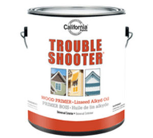 Primaire pour bois - TROUBLE SHOOTER - California Paints - latex / extérieur / antirouille