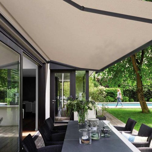 Toile pour protection solaire - INFINITY - DICKSON CONSTANT - pour store banne / uni / en acrylique