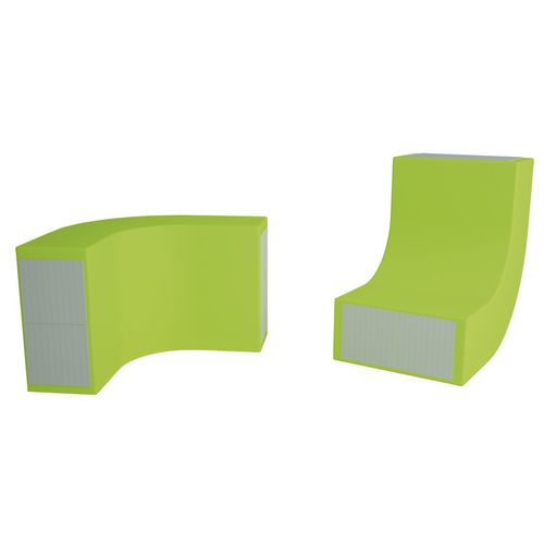 Pouf contemporain - LCB-4 - Modugame - MG Sport - en mousse haute densité / autres formes / modulable