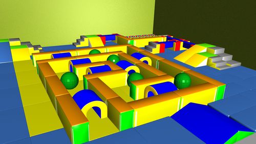 Parcours de motricité en mousse - 2010.10 - Modugame - MG Sport