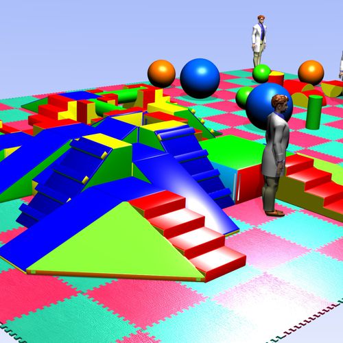 Parcours de motricité en mousse - 2010.12 - Modugame - MG Sport