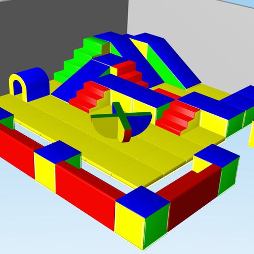 Parcours de motricité en mousse - 2010.14 - Modugame - MG Sport