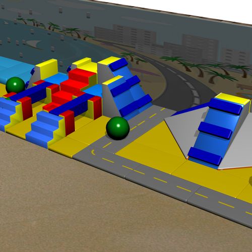 Parcours de motricité en mousse - 2010.38 - Modugame - MG Sport