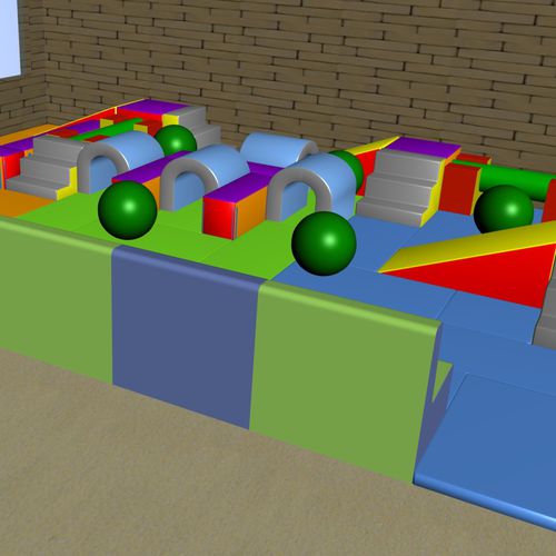 Parcours de motricité en mousse - 2010.4 - Modugame - MG Sport
