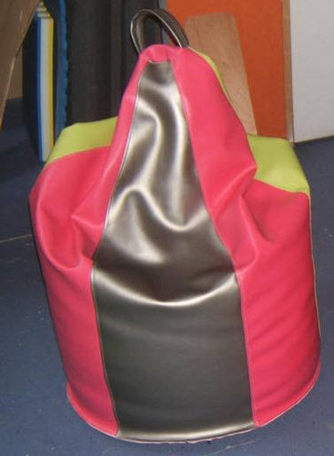 Fauteuil poire contemporain - GIANT FLAKE - Modugame - MG Sport - en simili cuir / carré / multicolore