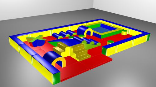Parcours de motricité en mousse - 2010.21 - Modugame - MG Sport
