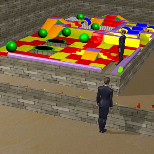 Parcours de motricité en mousse - 2010.11 - Modugame - MG Sport