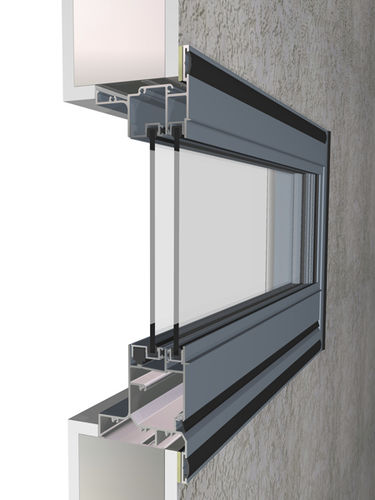 Fenêtre en aluminium - FACE FIX - Wintec Aluminium Windows & Doors Australia Pty Ltd - coulissante / acoustique