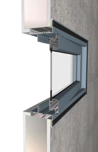Fenêtre en aluminium - FACE FIX - Wintec Aluminium Windows & Doors Australia Pty Ltd - battante / à double vitrage / acoustique
